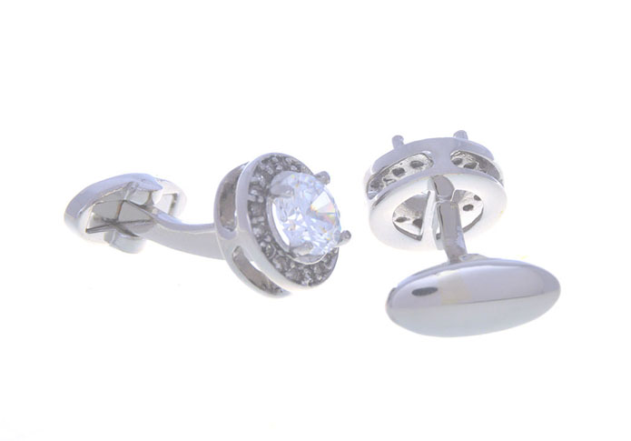  White Purity Cufflinks Crystal Cufflinks Wholesale & Customized  CL656793