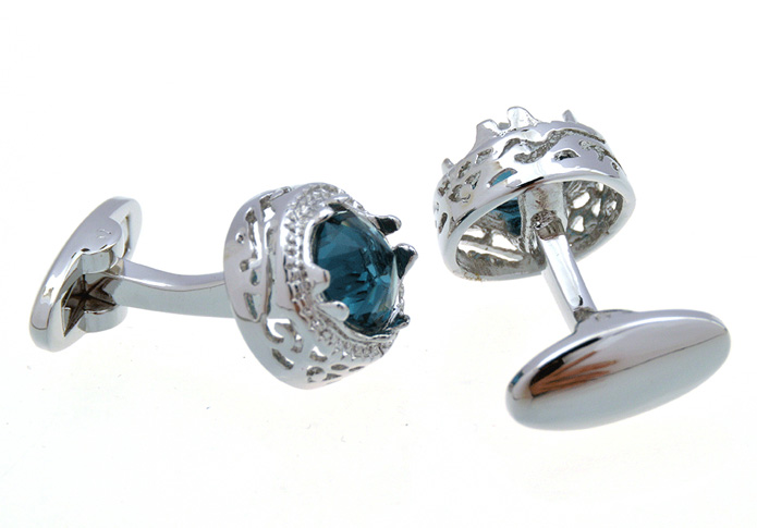  Blue Elegant Cufflinks Crystal Cufflinks Wholesale & Customized  CL657372