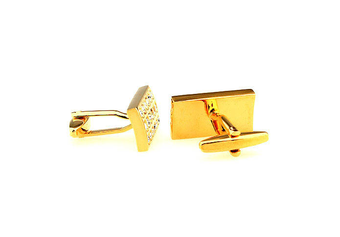  Gold Luxury Cufflinks Crystal Cufflinks Wholesale & Customized  CL663886