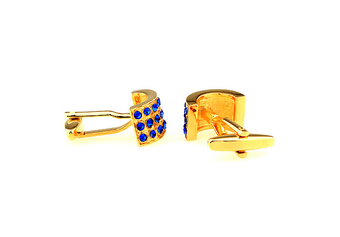  Gold Luxury Cufflinks Crystal Cufflinks Wholesale & Customized  CL663928