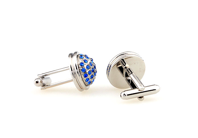  Blue Elegant Cufflinks Crystal Cufflinks Wholesale & Customized  CL664199