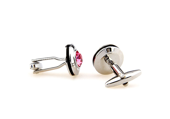  Pink Charm Cufflinks Crystal Cufflinks Wholesale & Customized  CL664281