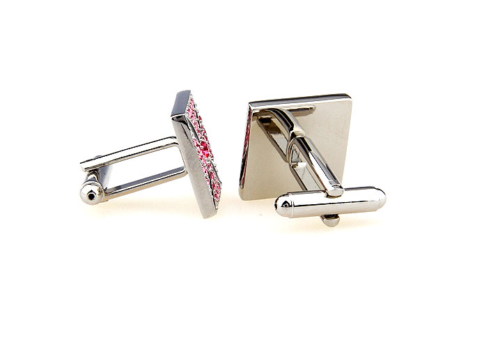  Pink Charm Cufflinks Crystal Cufflinks Wholesale & Customized  CL664541