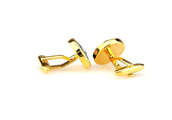  Gold Luxury Cufflinks Crystal Cufflinks Wholesale & Customized  CL664634