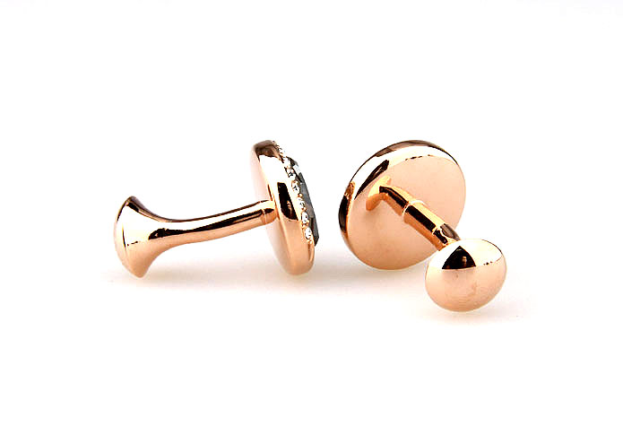  Gold Luxury Cufflinks Crystal Cufflinks Wholesale & Customized  CL665116