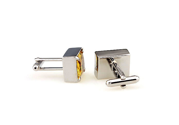  Yellow Lively Cufflinks Crystal Cufflinks Wholesale & Customized  CL665341