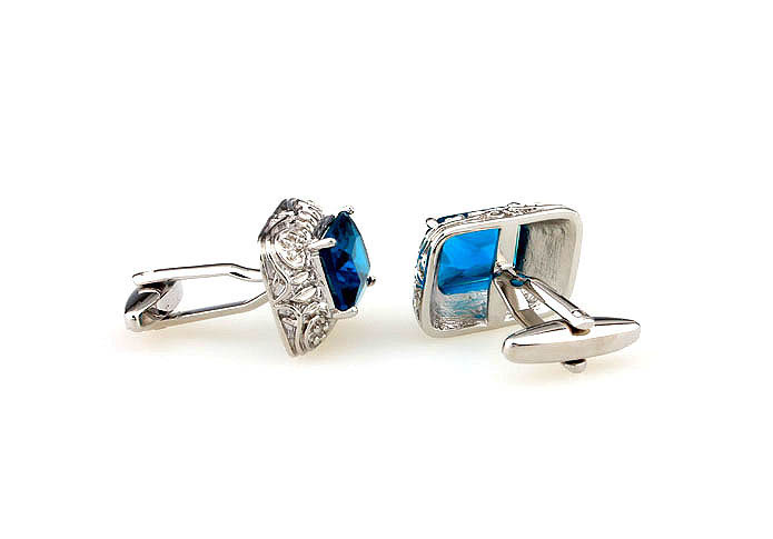  Blue Elegant Cufflinks Crystal Cufflinks Wholesale & Customized  CL665345