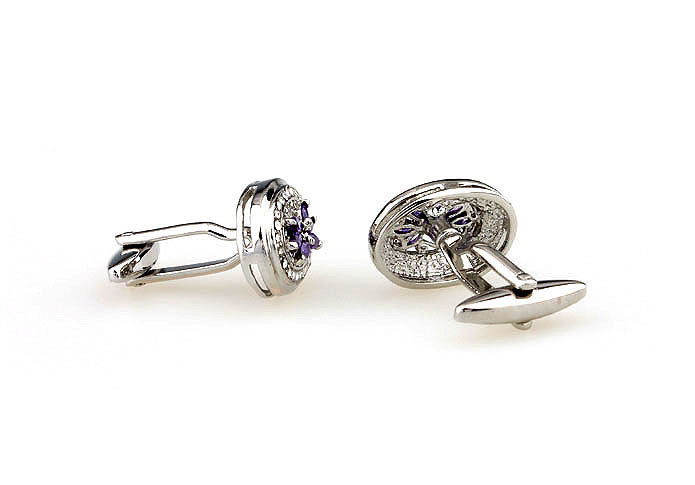  Purple Romantic Cufflinks Crystal Cufflinks Wholesale & Customized  CL665370