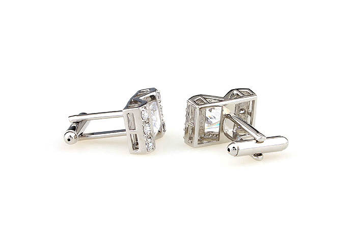  White Purity Cufflinks Crystal Cufflinks Wholesale & Customized  CL665409