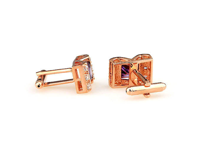  Gold Luxury Cufflinks Crystal Cufflinks Wholesale & Customized  CL665474