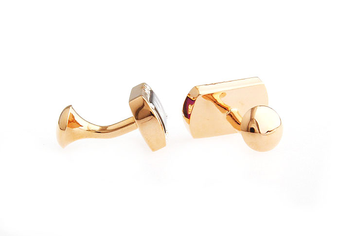  Gold Luxury Cufflinks Crystal Cufflinks Wholesale & Customized  CL665598