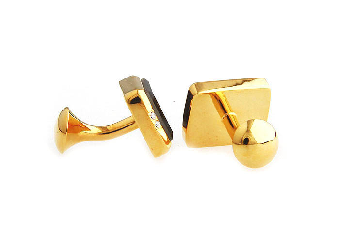  Gold Luxury Cufflinks Crystal Cufflinks Wholesale & Customized  CL665691