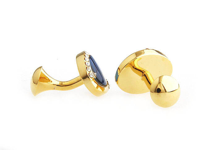  Gold Luxury Cufflinks Crystal Cufflinks Wholesale & Customized  CL665695