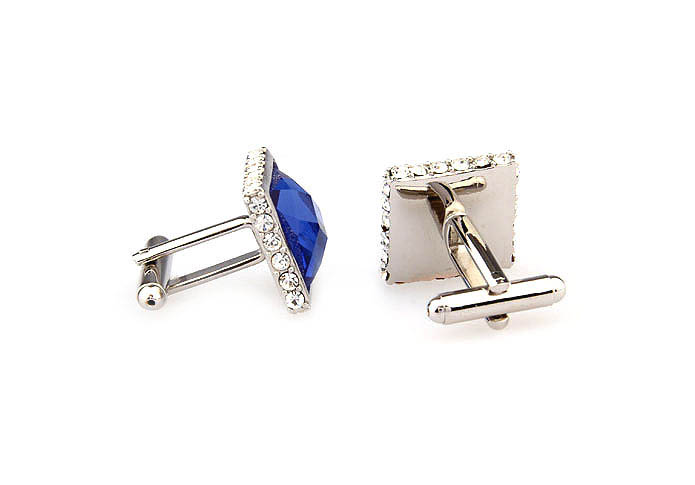  Blue White Cufflinks Crystal Cufflinks Wholesale & Customized  CL665913