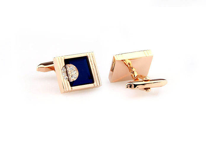  Gold Luxury Cufflinks Crystal Cufflinks Wholesale & Customized  CL666016