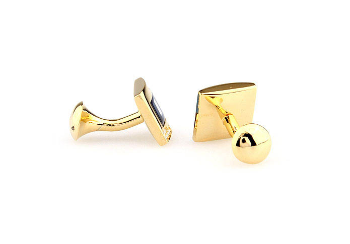  Gold Luxury Cufflinks Crystal Cufflinks Wholesale & Customized  CL666111