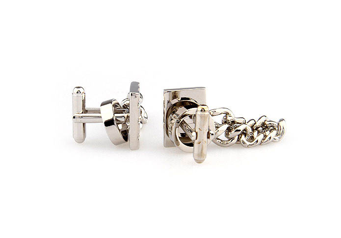 Chain Cufflinks  White Purity Cufflinks Crystal Cufflinks Funny Wholesale & Customized  CL666136