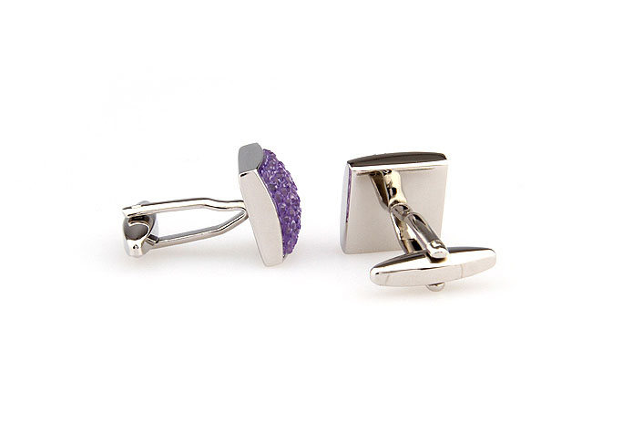  Purple Romantic Cufflinks Crystal Cufflinks Wholesale & Customized  CL666145
