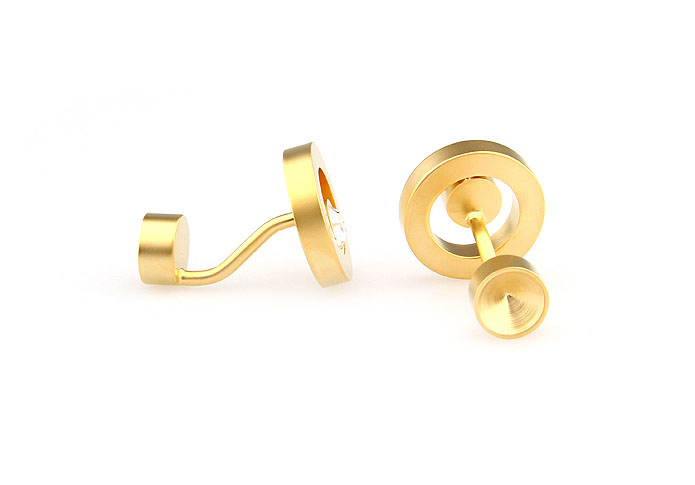  Gold Luxury Cufflinks Crystal Cufflinks Wholesale & Customized  CL666170