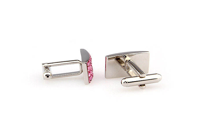  Pink Charm Cufflinks Crystal Cufflinks Wholesale & Customized  CL666232