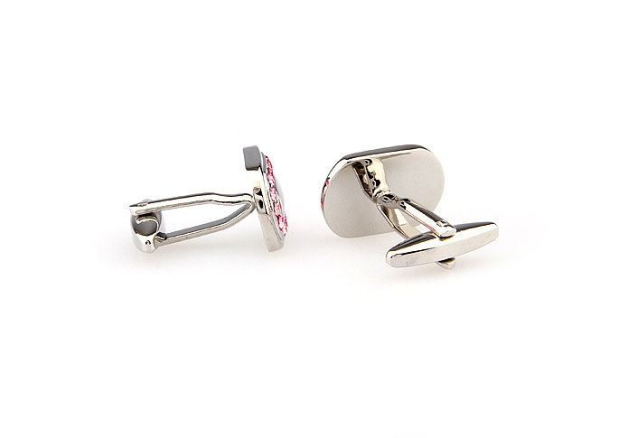  Pink Charm Cufflinks Crystal Cufflinks Wholesale & Customized  CL666242