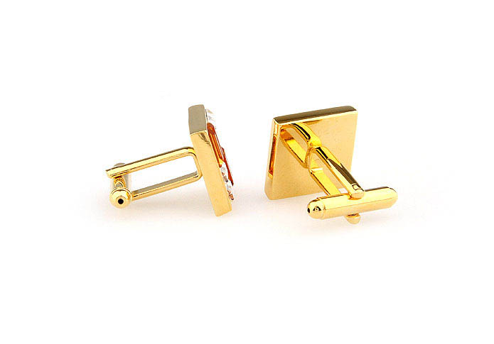  Gold Luxury Cufflinks Crystal Cufflinks Wholesale & Customized  CL666322