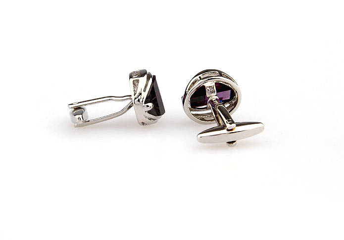  Purple Romantic Cufflinks Crystal Cufflinks Wholesale & Customized  CL666474
