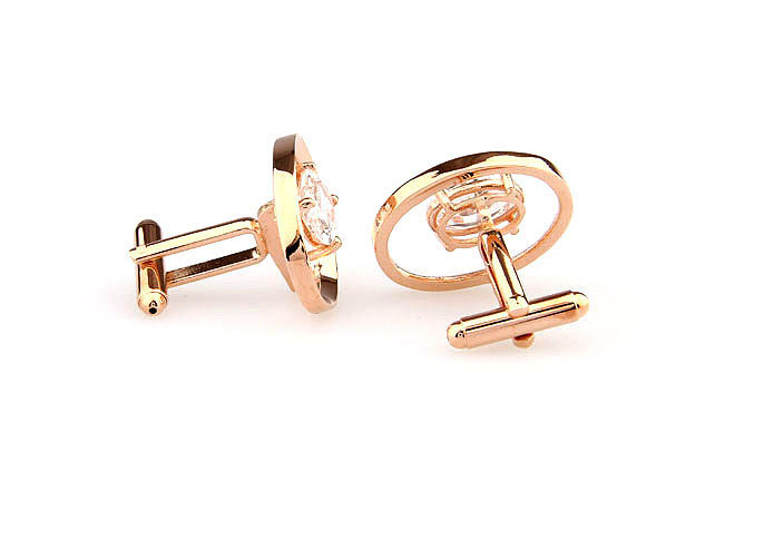 Gold Luxury Cufflinks Crystal Cufflinks Wholesale & Customized  CL666503