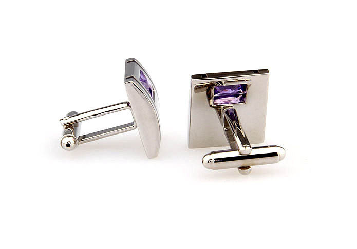 Purple Romantic Cufflinks Crystal Cufflinks Wholesale & Customized  CL666512