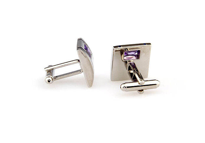  Purple Romantic Cufflinks Crystal Cufflinks Wholesale & Customized  CL666513