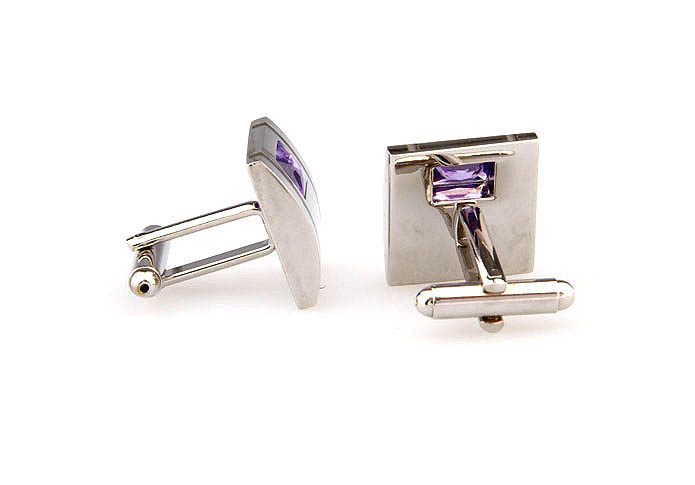  Purple Romantic Cufflinks Crystal Cufflinks Wholesale & Customized  CL666519