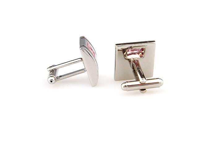  Pink Charm Cufflinks Crystal Cufflinks Wholesale & Customized  CL666521