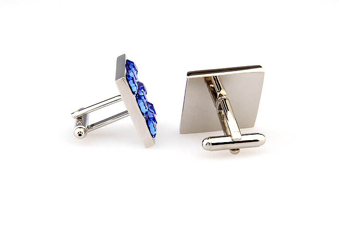  Blue Elegant Cufflinks Crystal Cufflinks Wholesale & Customized  CL666548