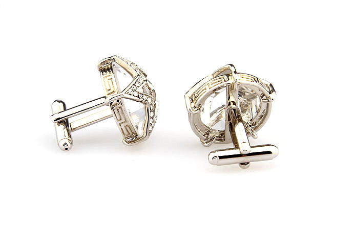 Hollow -pointed star Cufflinks  White Purity Cufflinks Crystal Cufflinks Funny Wholesale & Customized  CL666556