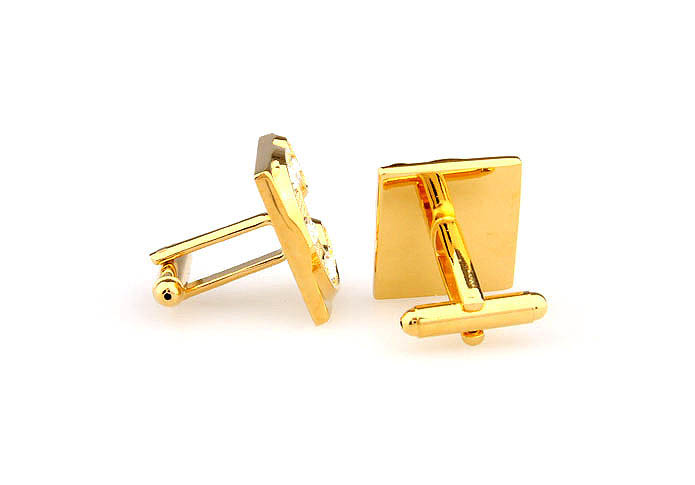 26 Letters C Cufflinks  Gold Luxury Cufflinks Crystal Cufflinks Symbol Wholesale & Customized  CL666589