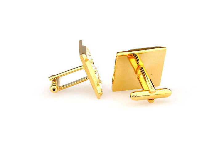26 Letters R Cufflinks  Gold Luxury Cufflinks Crystal Cufflinks Symbol Wholesale & Customized  CL666604