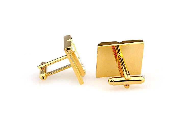 26 Letters V Cufflinks  Gold Luxury Cufflinks Crystal Cufflinks Symbol Wholesale & Customized  CL666608