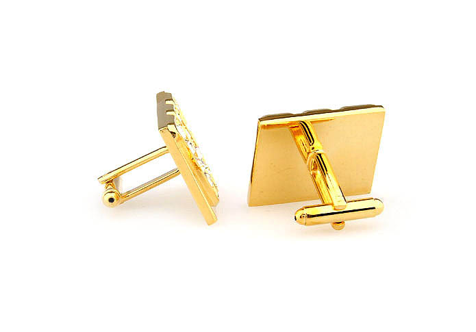 26 Letters W Cufflinks  Gold Luxury Cufflinks Crystal Cufflinks Symbol Wholesale & Customized  CL666609