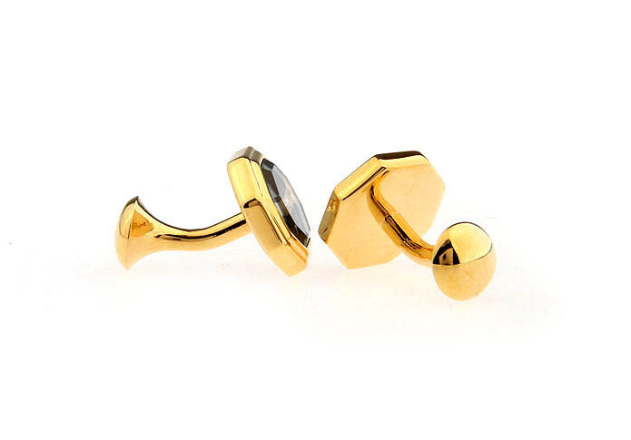  Gold Luxury Cufflinks Crystal Cufflinks Wholesale & Customized  CL666674