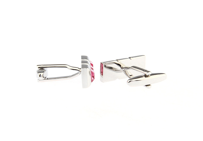  Pink Charm Cufflinks Crystal Cufflinks Wholesale & Customized  CL666702