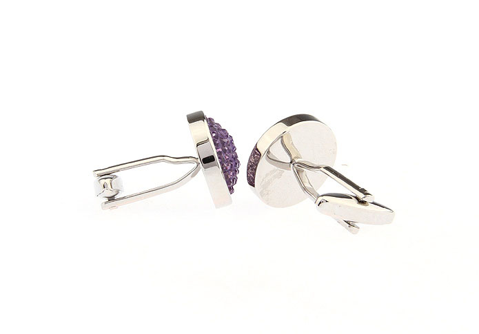  Purple Romantic Cufflinks Crystal Cufflinks Wholesale & Customized  CL666707