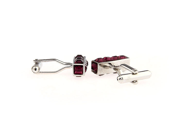  Purple Romantic Cufflinks Crystal Cufflinks Wholesale & Customized  CL666743