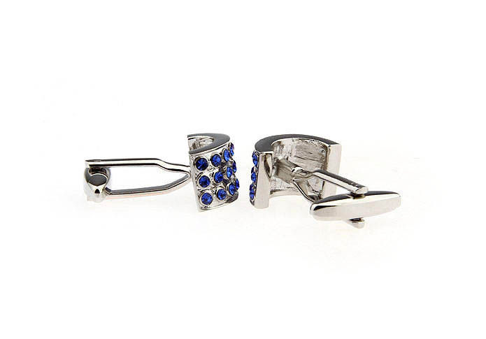  Blue Elegant Cufflinks Crystal Cufflinks Wholesale & Customized  CL666757