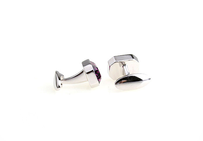  Purple Romantic Cufflinks Crystal Cufflinks Wholesale & Customized  CL680977