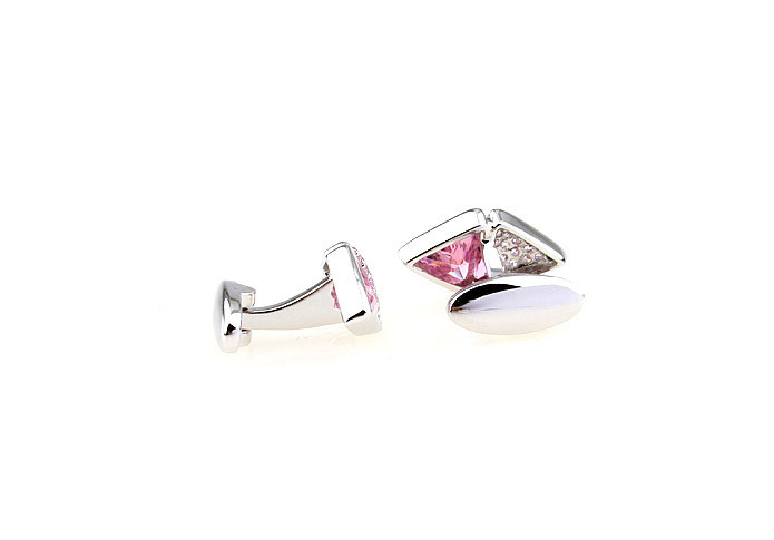  Pink Charm Cufflinks Crystal Cufflinks Wholesale & Customized  CL681011