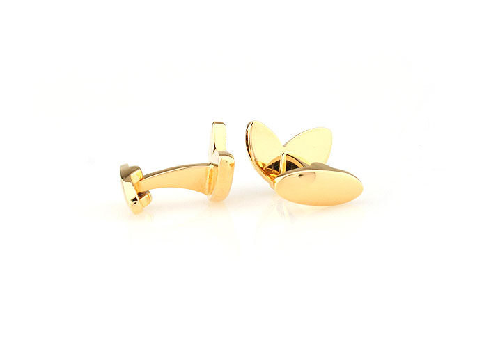 Heart shaped Cufflinks  Gold Luxury Cufflinks Crystal Cufflinks Funny Wholesale & Customized  CL681042