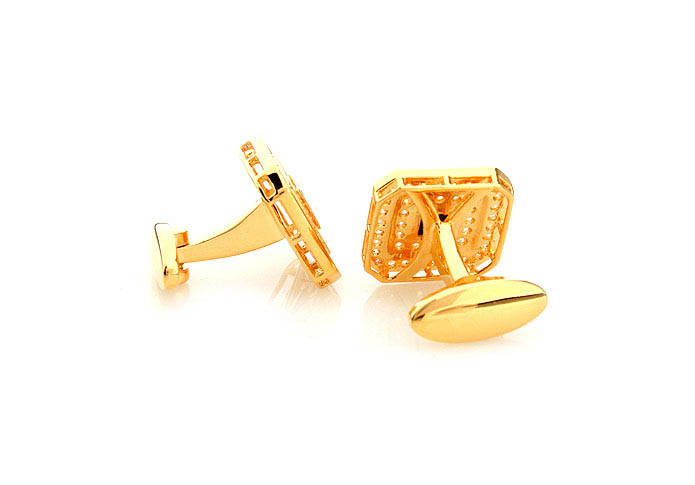  Gold Luxury Cufflinks Crystal Cufflinks Wholesale & Customized  CL681083