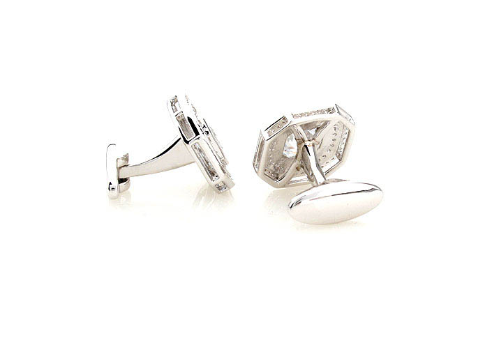  White Purity Cufflinks Crystal Cufflinks Wholesale & Customized  CL681084