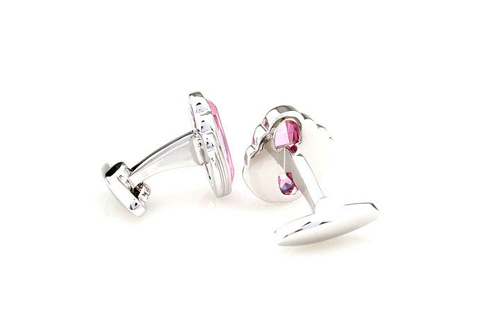  Pink Charm Cufflinks Crystal Cufflinks Wholesale & Customized  CL681097