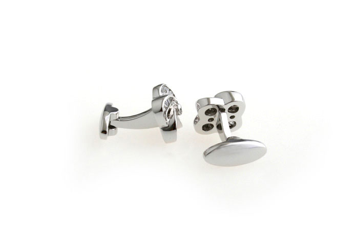  White Purity Cufflinks Crystal Cufflinks Knot Wholesale & Customized  CL690769